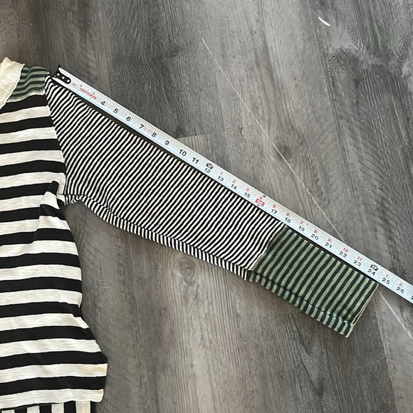 We the Free - Give Me Stripes Henley Long Sleeve Top - Size Small - Picture 13 of 16